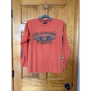 Harley Davidson Live to Ride Dice Poker Las Vegas Long Sleeve T Shirt Medium